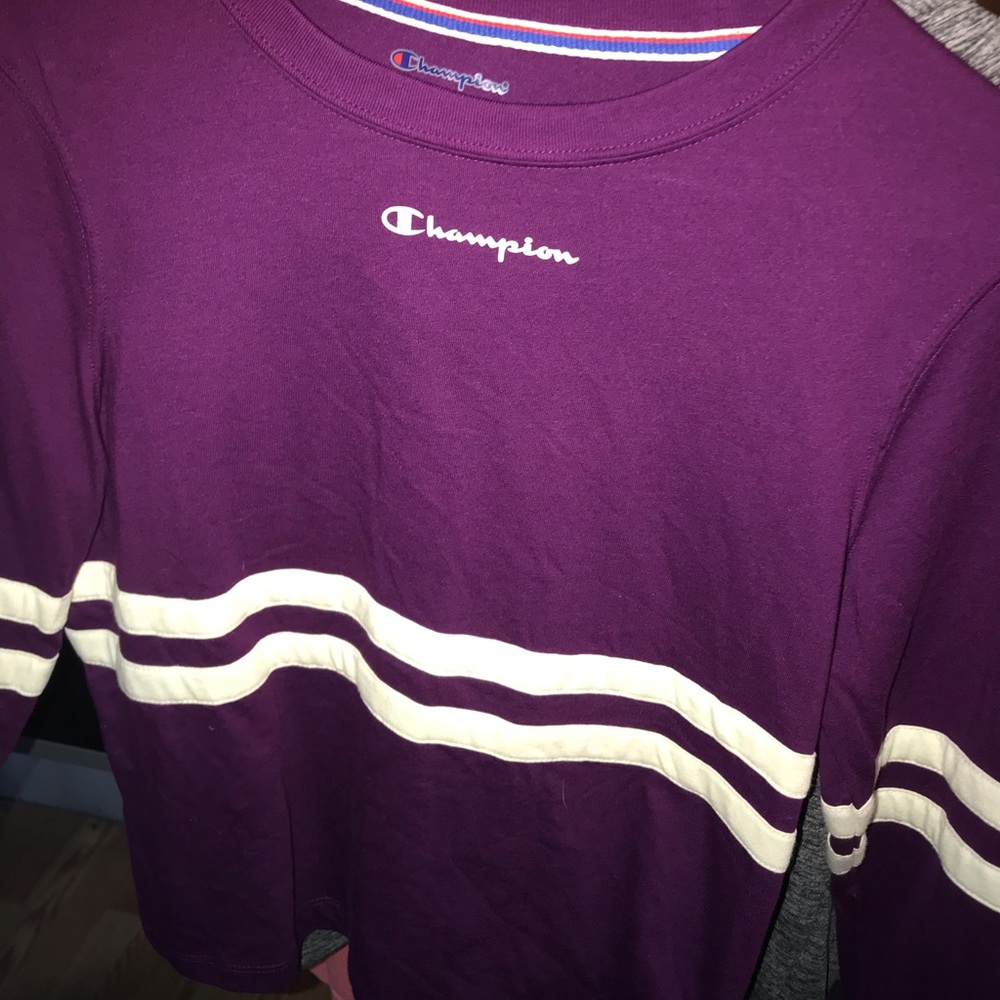 Brand new purple champion long sleeve shirt new with tags extra small